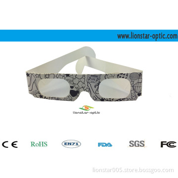 paper Chromadepth Polarized 3d glasses for cinema